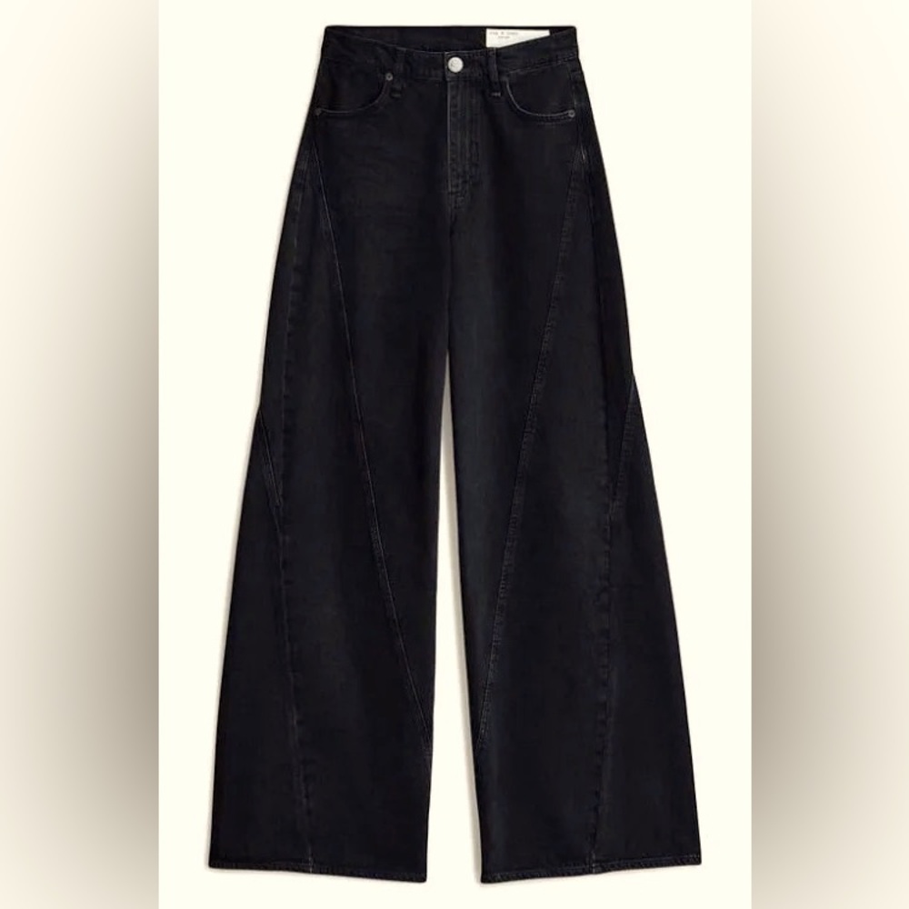 Black Sofie Splice High Rise Rag & Bone Jeans - Size 29